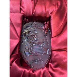 Waterford Crystal 2012 Twas the Night Before Christmas Santa down the chimney